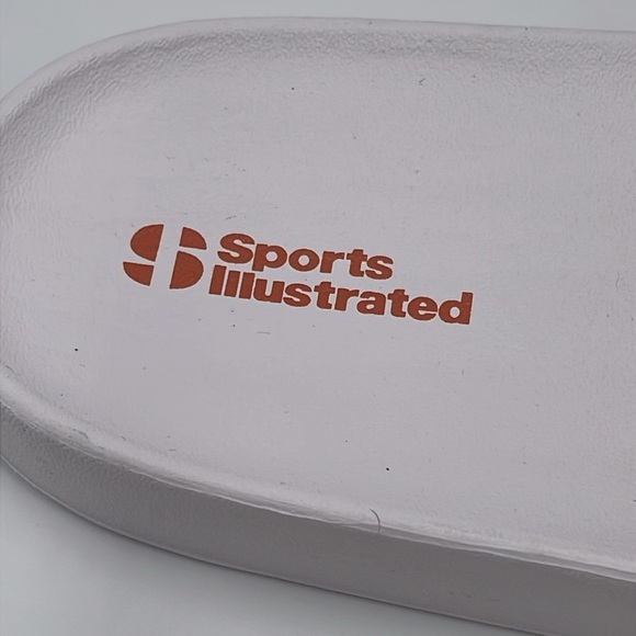 NWT Sports Illustrated White / Peach Sandals Size 10 Medium - Picture 7 of 8